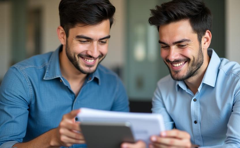 Giovane professionista che pianifica il proprio futuro finanziario